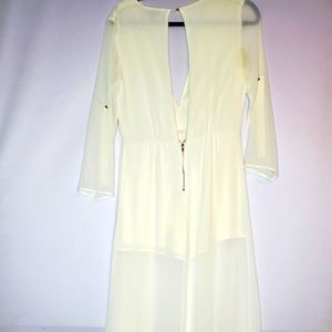 Miss Avenue Cream Dress Size Medium